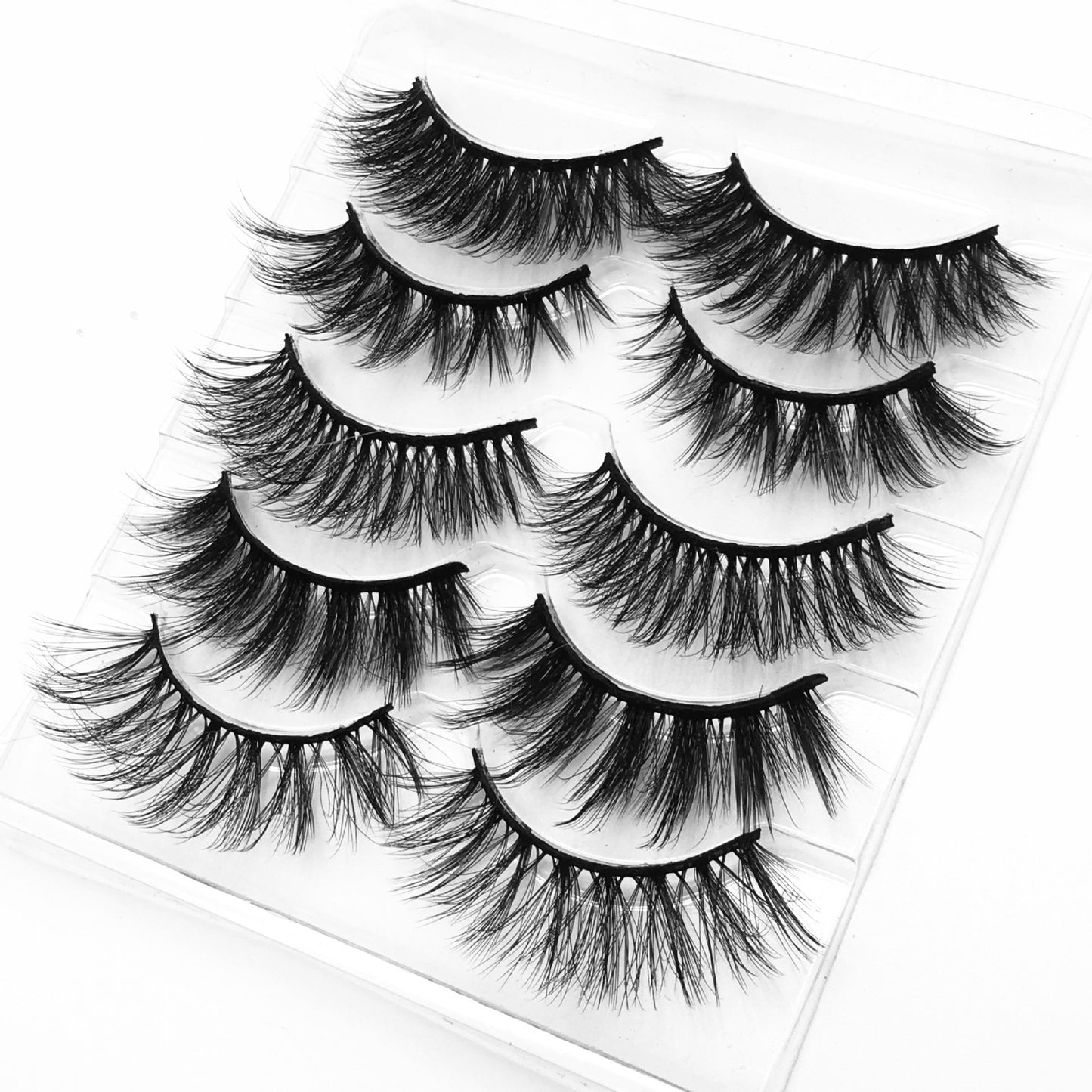 5 Pairs Faux Mink Eyelashes