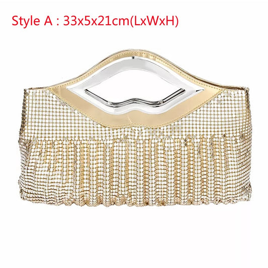 Sequined Evening Clutch Handbags for Women