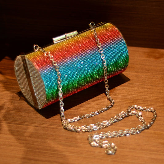 Rainbow Rhinestone Handbag for Women