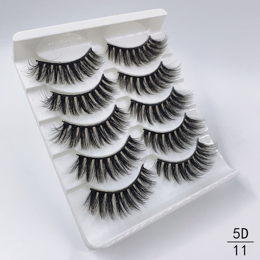 5 Pairs Faux Mink Eyelashes