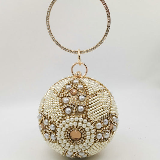 Round Ball Clutch Evening Handbags for Women