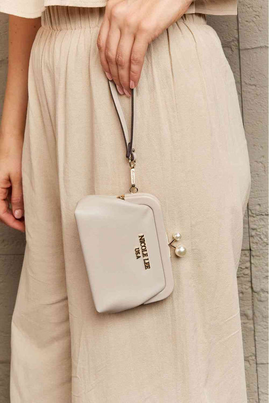 Nicole Lee USA Elise Pearl Coin Purse - Wristlet