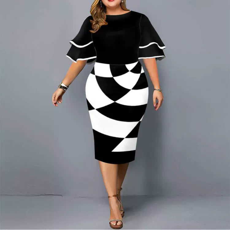 Spring Plus Size Dress