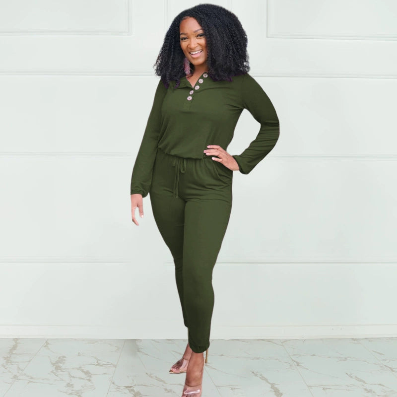 XL-5XL plus Size Fall Heavy mm Women's Romper plus Size Jumpsuit Women