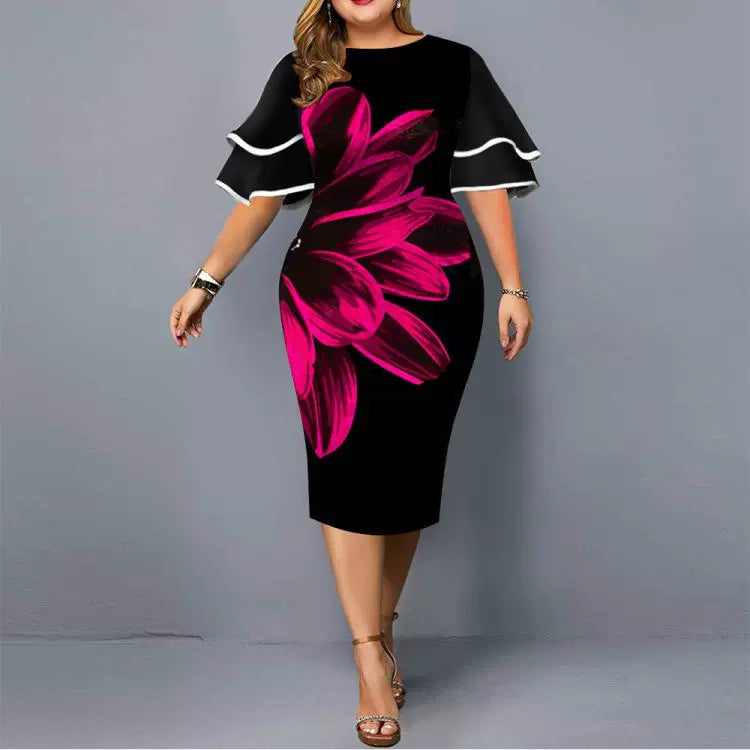 Spring Plus Size Dress