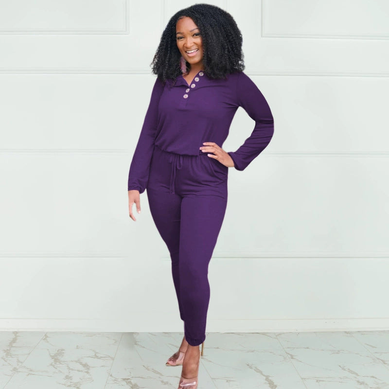 XL-5XL plus Size Fall Heavy mm Women's Romper plus Size Jumpsuit Women