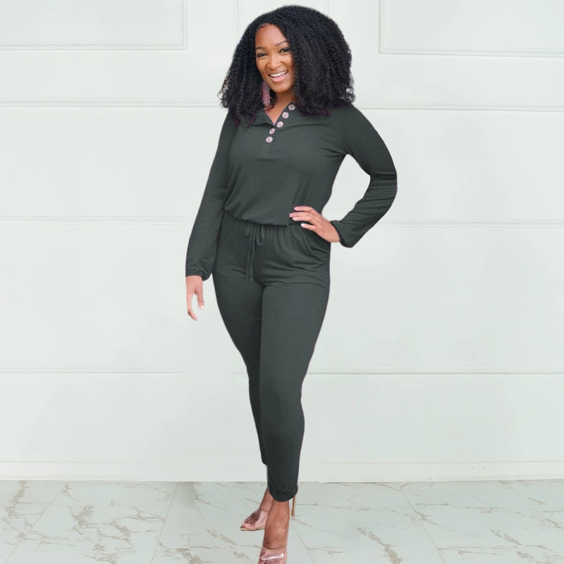 XL-5XL plus Size Fall Heavy mm Women's Romper plus Size Jumpsuit Women