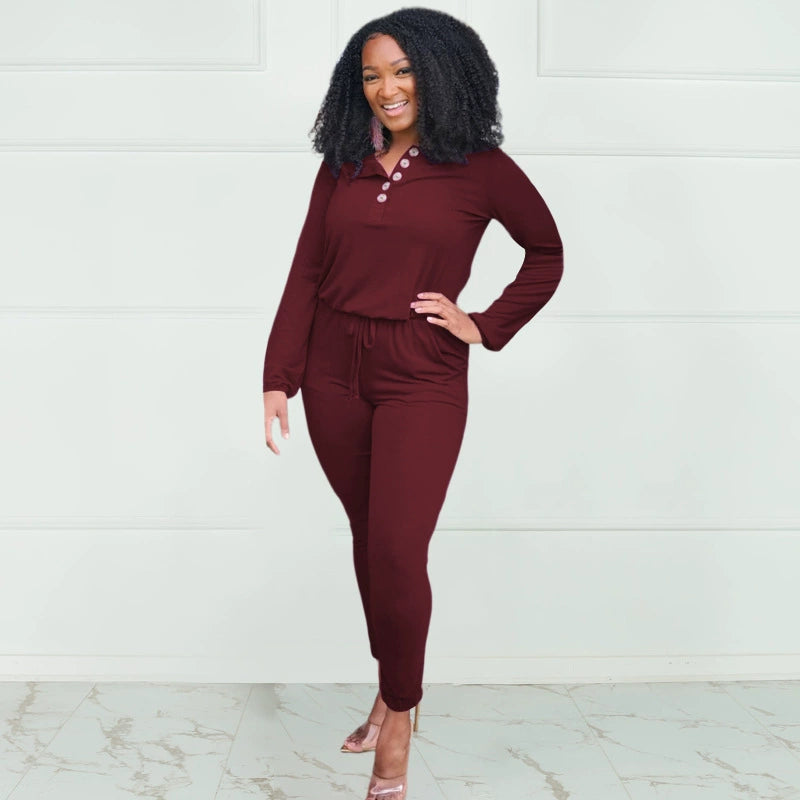 XL-5XL plus Size Fall Heavy mm Women's Romper plus Size Jumpsuit Women
