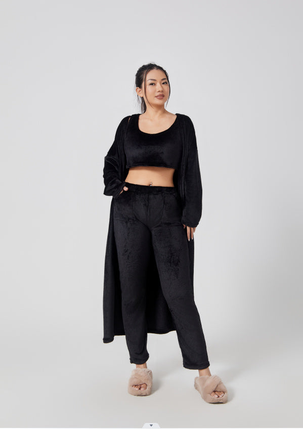 Cozy, Cute 3 Piece Pajama/Lounge Set