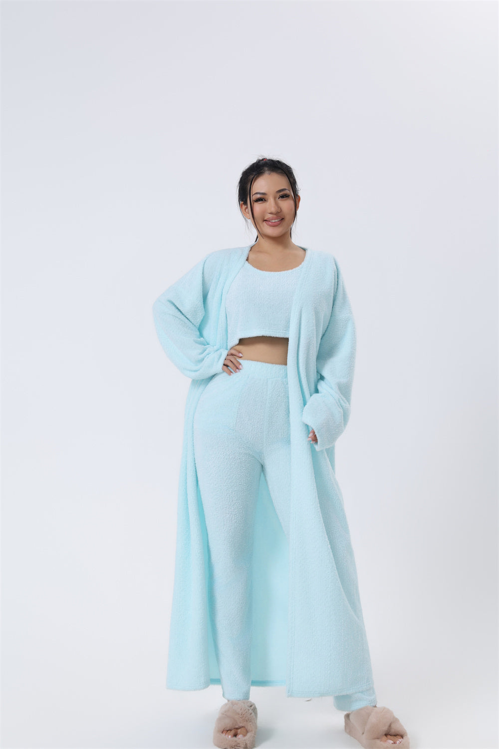 Cozy, Cute 3 Piece Pajama/Lounge Set