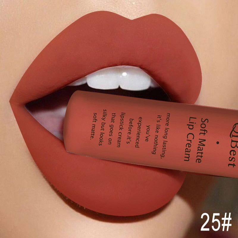 34 Colors Matte Liquid Waterproof Lipstick