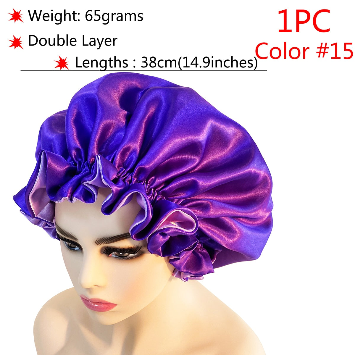 Big Silk Sleeping Hair Bonnet