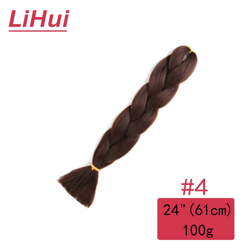 24 Inch Jumbo Synthetic Braiding Hair for Women