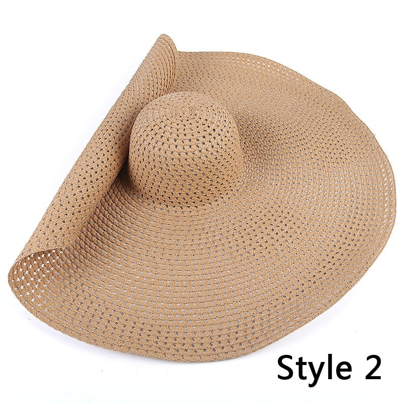 Large Wide Brim Straw Hats for Women