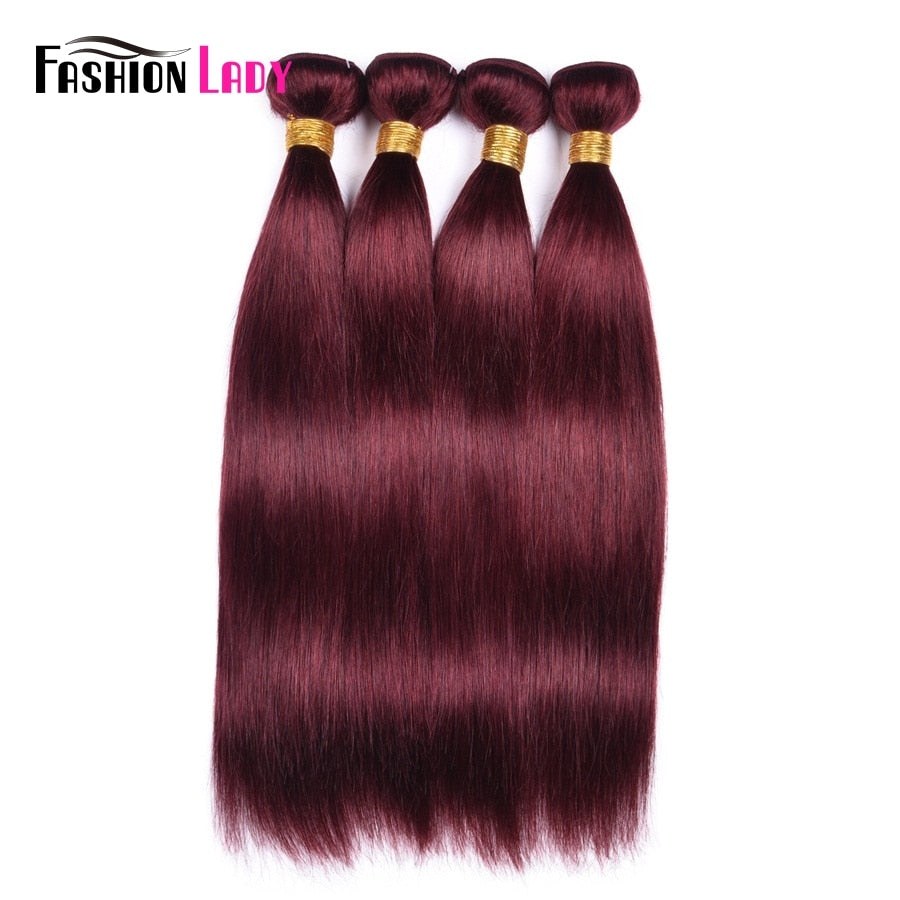 Brazilian Human Hair Straight Bundles - 3/4 Pack