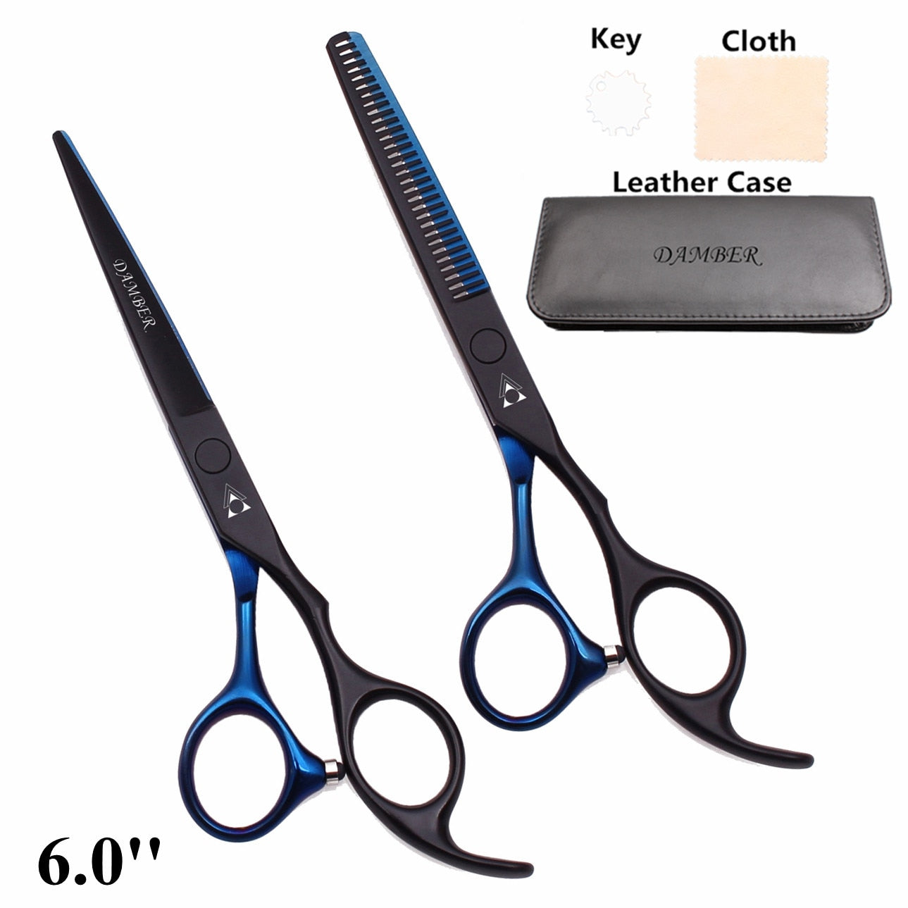 Professional Hair Cutting Shears & Thinning Barber Scissor Set