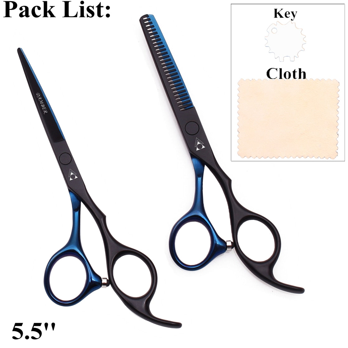 Professional Hair Cutting Shears & Thinning Barber Scissor Set