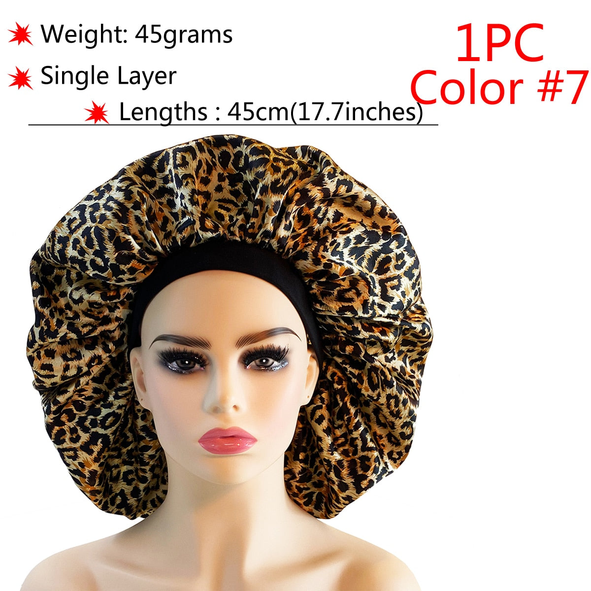 Big Silk Sleeping Hair Bonnet