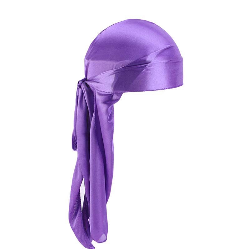 Long Satin Breathable Turbans -Durags -Headwraps for Men