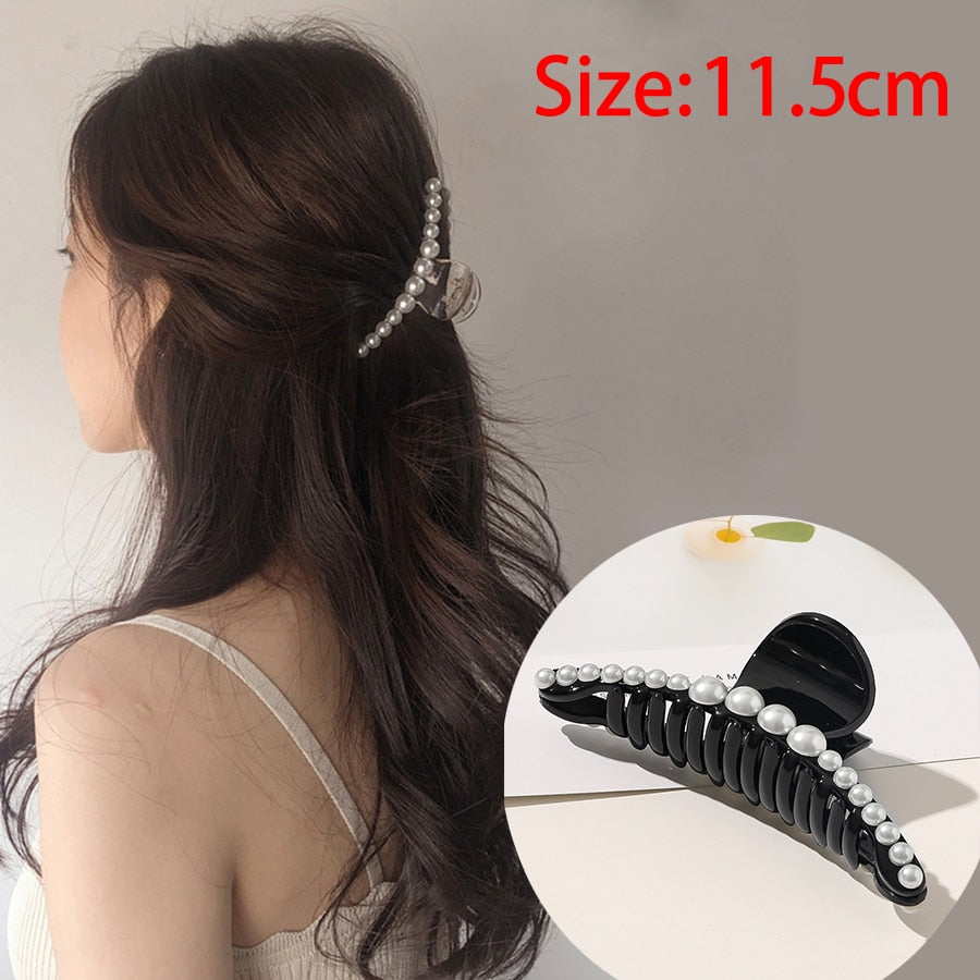 Acrylic / Pearl Hair Claws and Clips for Women