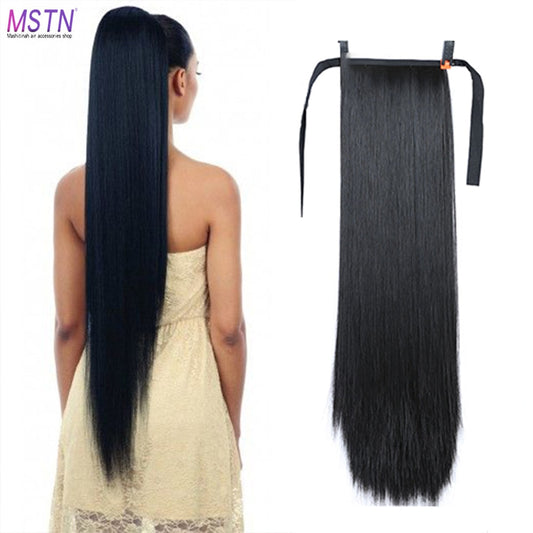 18-34 Inch Synthetic Straight Hair Ponytail