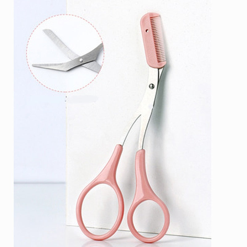 Eyebrow Trimmer / Scissor with Comb