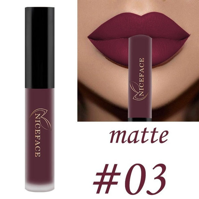 25 Colors Matte Waterproof Liquid Lipstick