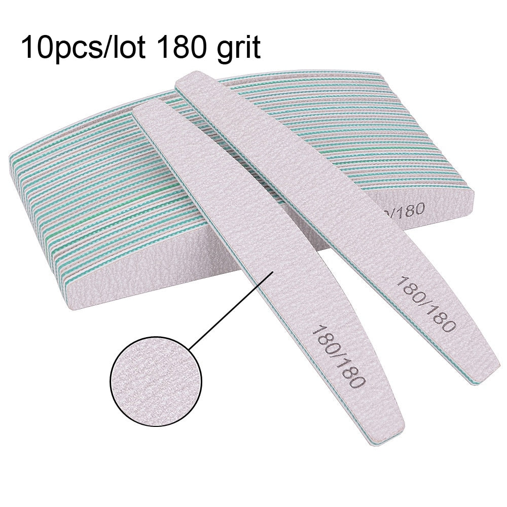 3/5/10Pcs Professional Nail File -Sandpaper Strong