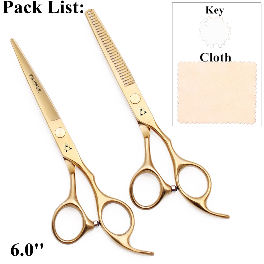 Professional Hair Cutting Shears & Thinning Barber Scissor Set