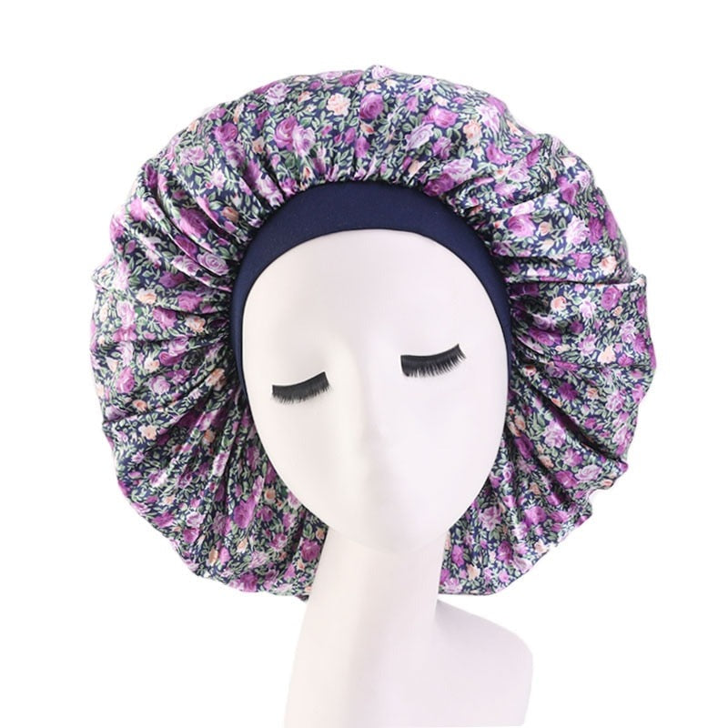 Big Satin Silky Hair Bonnet