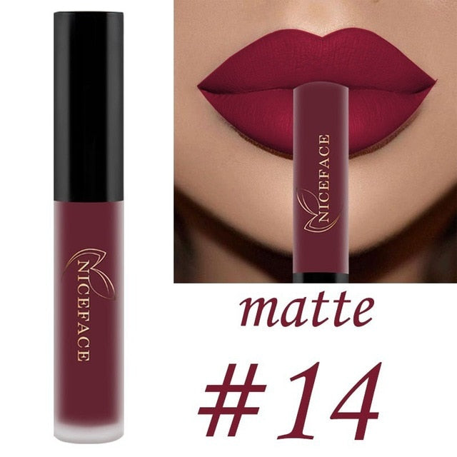 25 Colors Matte Waterproof Liquid Lipstick