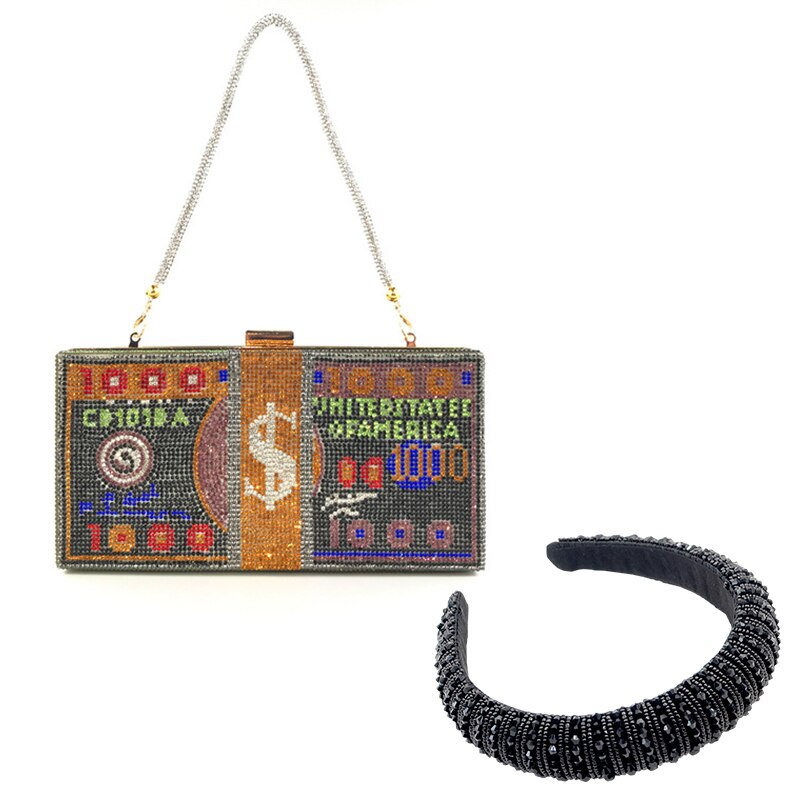 Money Clutch Handbag or Clutch and Band Sets for Women