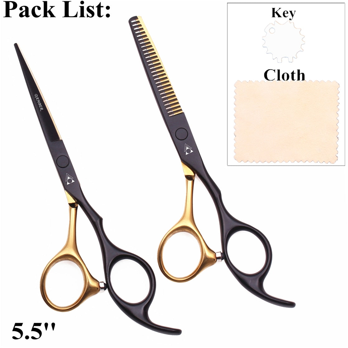 Professional Hair Cutting Shears & Thinning Barber Scissor Set