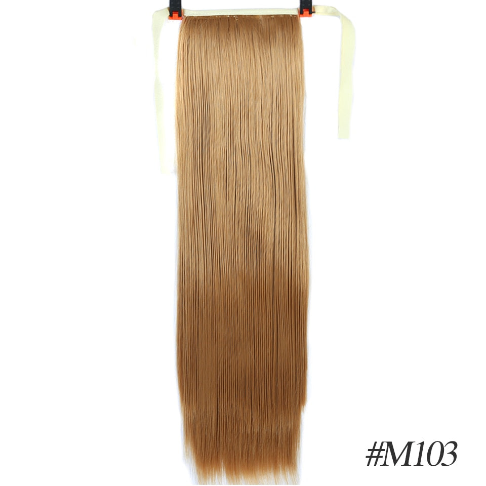 18-34 Inch Synthetic Straight Hair Ponytail