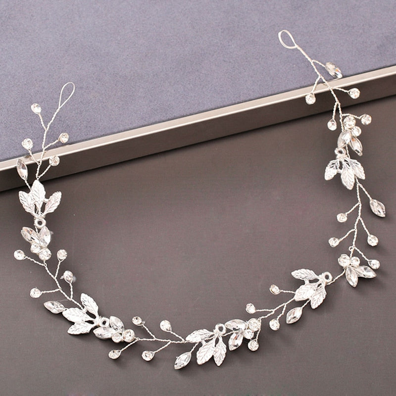 Pearl Rhinestone Wedding Headband / Hair Accessories for Women