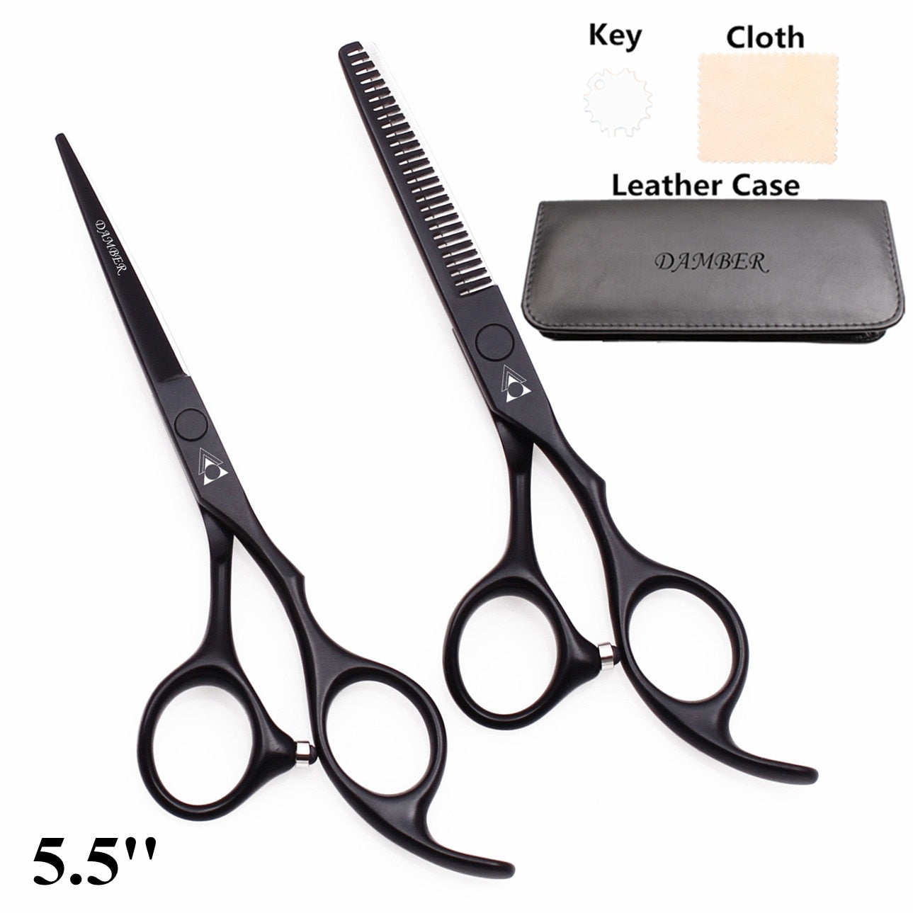 Professional Hair Cutting Shears & Thinning Barber Scissor Set