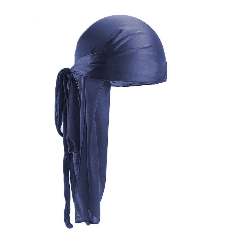 Long Satin Breathable Turbans -Durags -Headwraps for Men