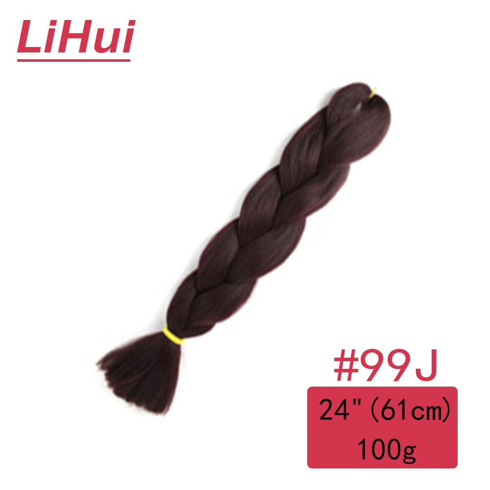 24 Inch Jumbo Synthetic Braiding Hair for Women