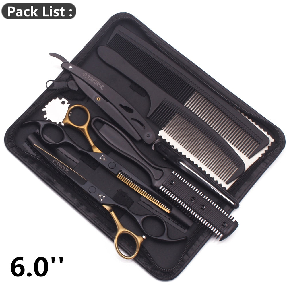 Professional Hair Cutting Shears & Thinning Barber Scissor Set