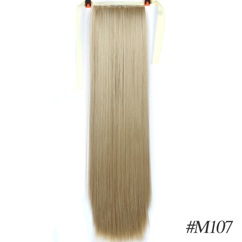 18-34 Inch Synthetic Straight Hair Ponytail