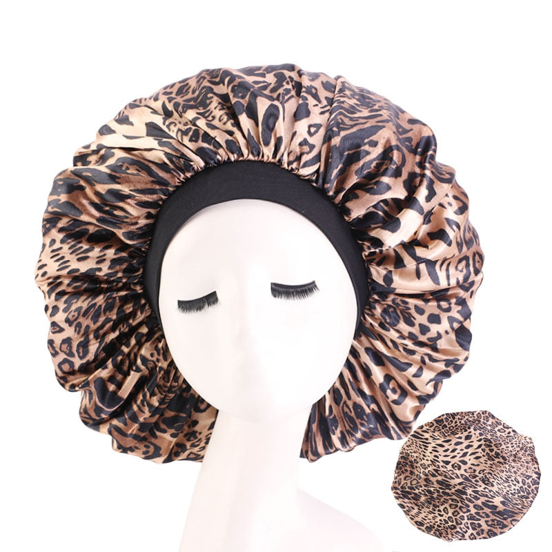 Big Satin Silky Hair Bonnet