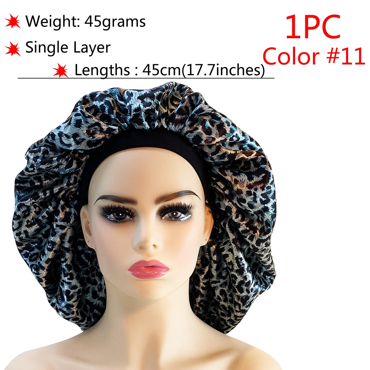 Big Silk Sleeping Hair Bonnet