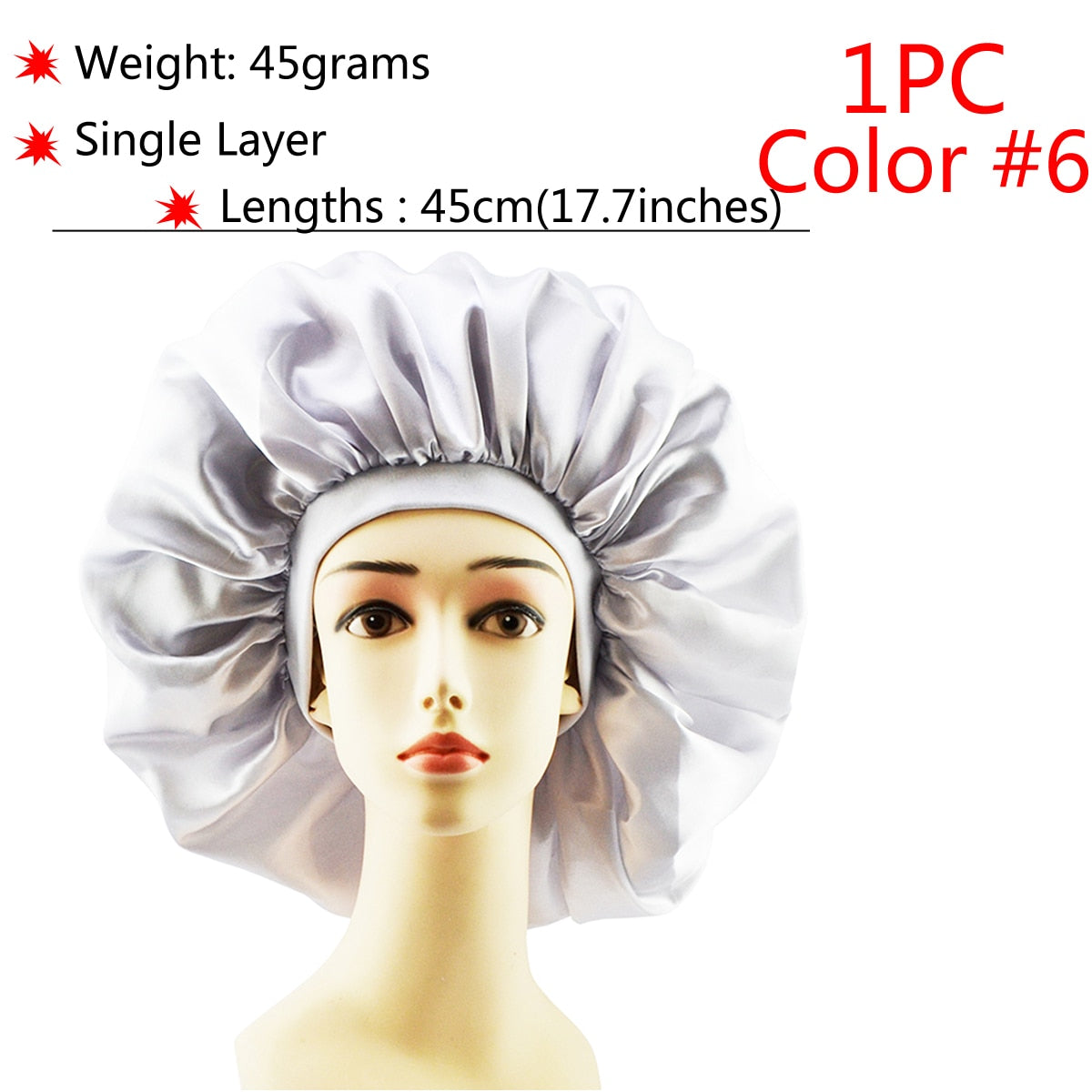 Big Silk Sleeping Hair Bonnet