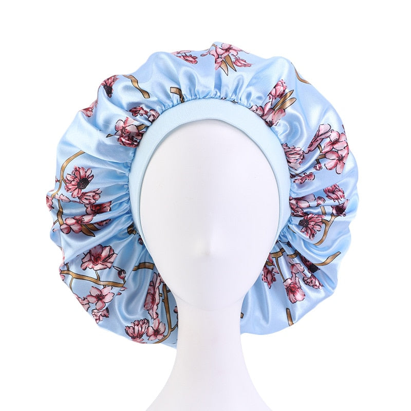 Big Satin Silky Hair Bonnet