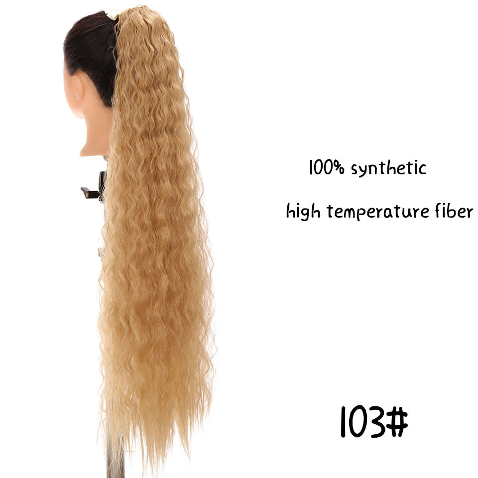 18-34 Inch Synthetic Curly Hair Ponytail