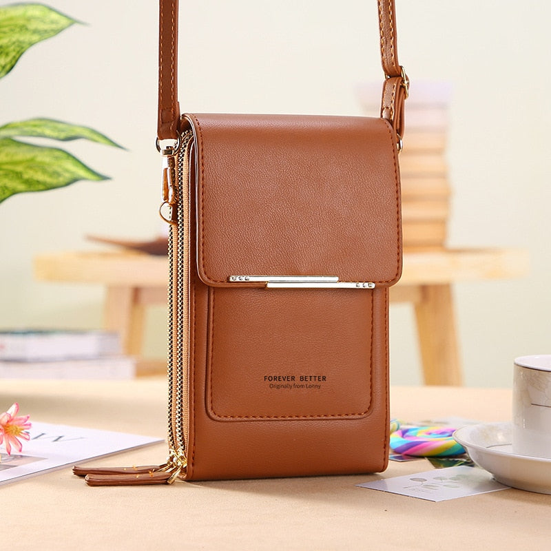 Soft Leather Crossbody Handbags for Women