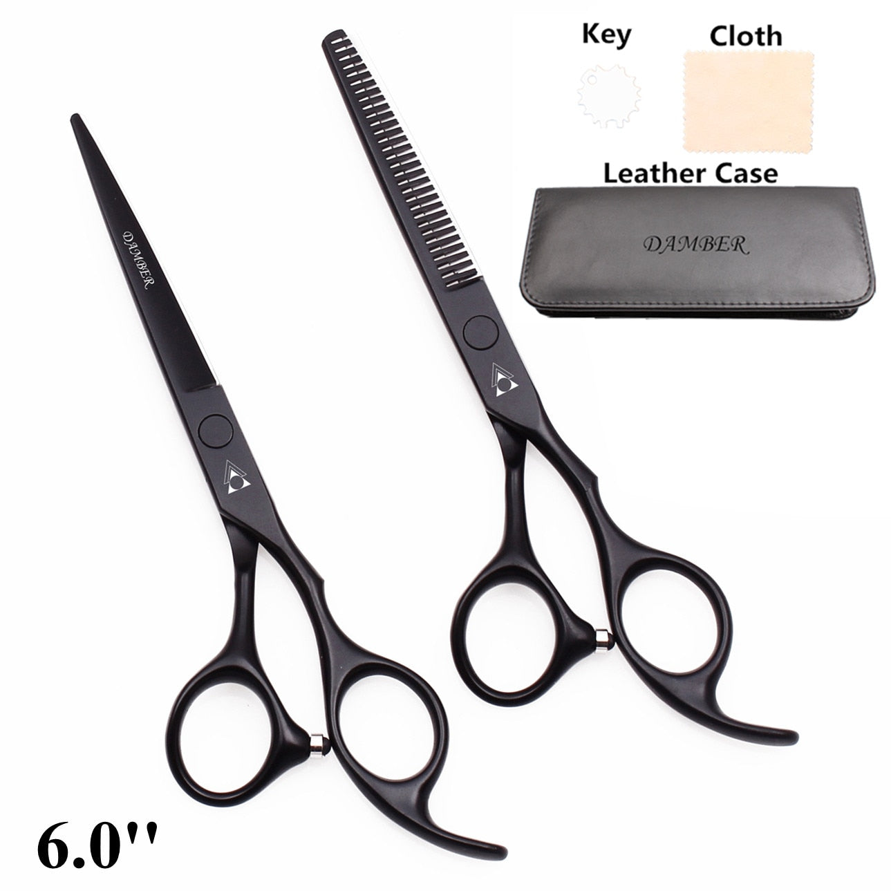 Professional Hair Cutting Shears & Thinning Barber Scissor Set