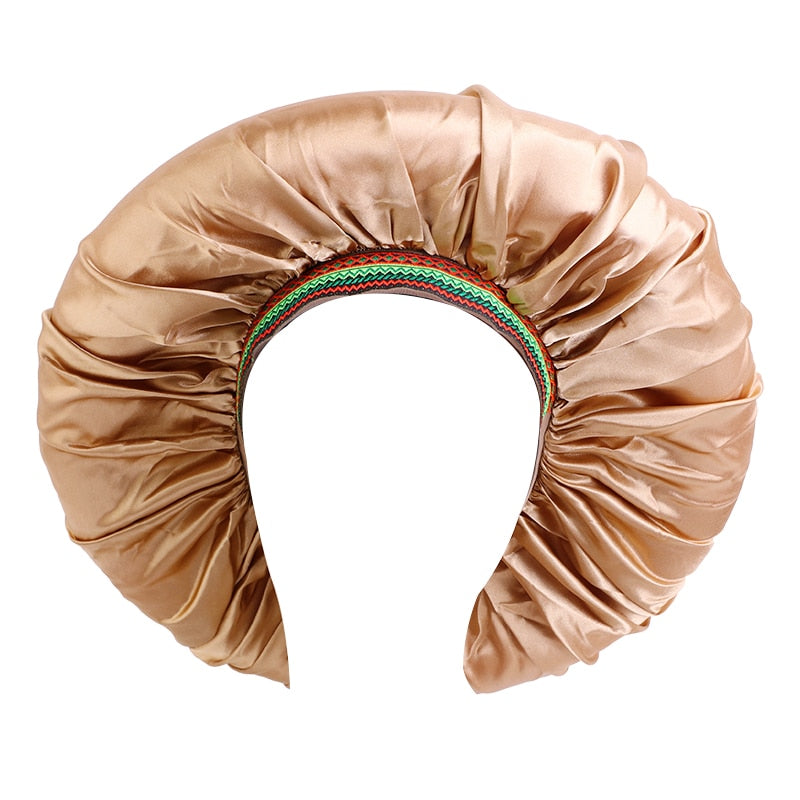 Big Satin Silky Hair Bonnet