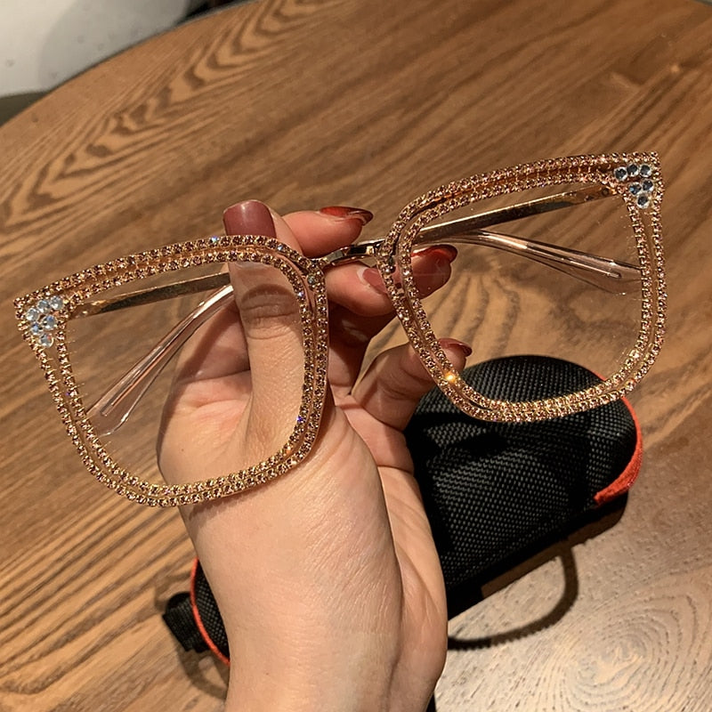 Vintage Clear Lens Shades for Women