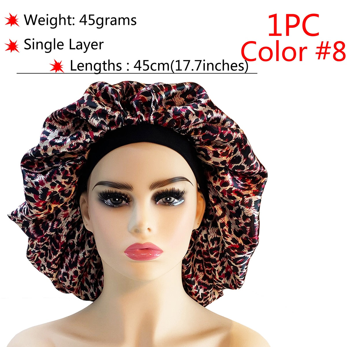 Big Silk Sleeping Hair Bonnet